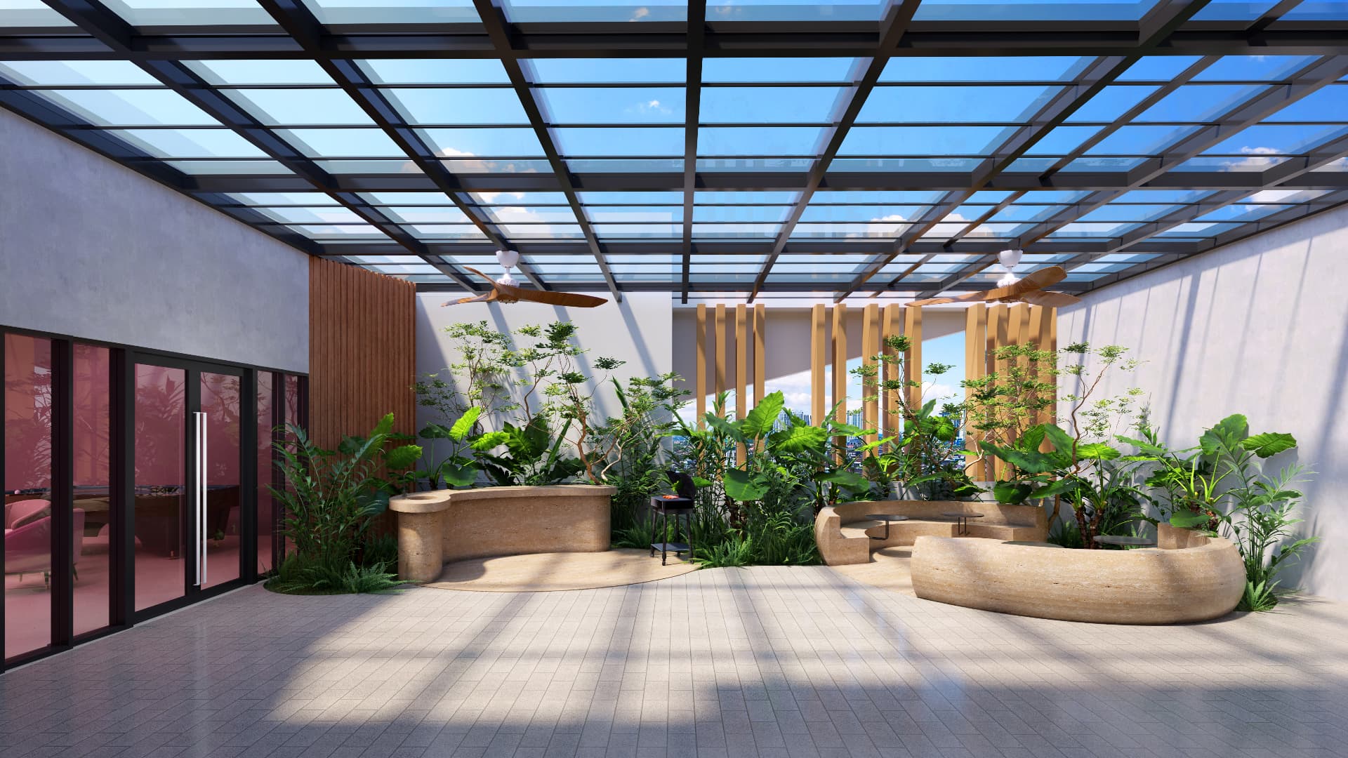 Sky Biophilic BBQ
